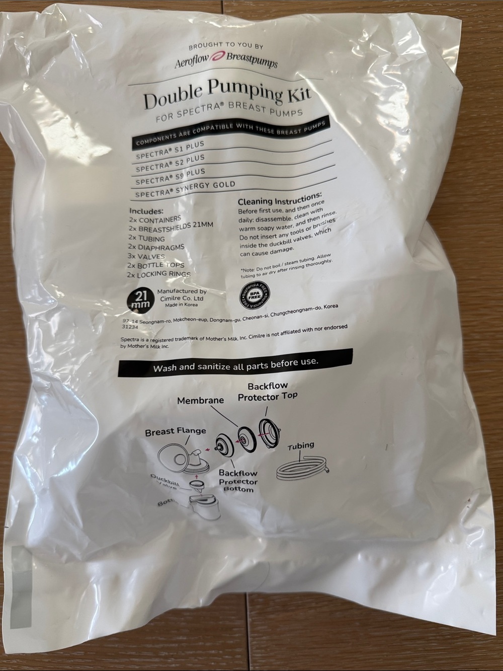 Spectra Double Pumping Kit - White